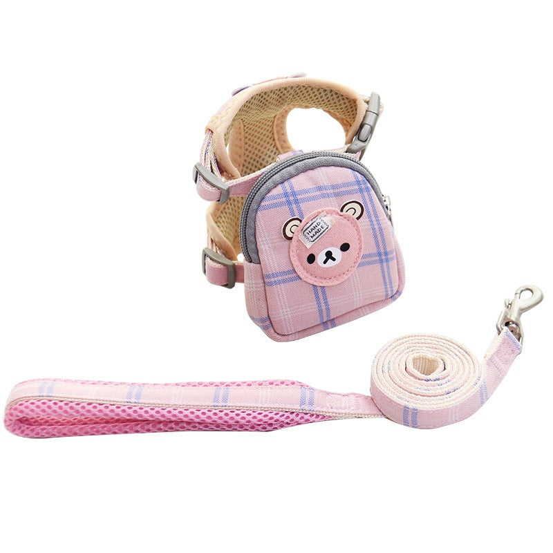 ペット用品 犬 お散歩 犬用 リード 2点セット 中型犬 ハーネス リーシュ お出かけ シンプル ペットハーネス 63 小型犬 ハーネスリードセット 犬用ハーネス 簡単装着 猫用 ネコ用ハーネス おし