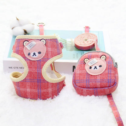 小型犬 軽量 リーシュ ペット用品 ハーネスリードセット 犬用ハーネス シンプル 犬用 ペットハーネス 97 胴輪 リード おしゃれ 犬 簡単装着 猫用 ネコ用ハーネス 2点セット お出かけ ハーネス