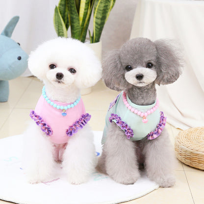 猫 犬 洋服 犬服 ペット服 大中小型犬 ペット用品 犬/猫用 犬の服 ペットウエア 小型犬 中型犬 通気 可愛い ドッグウェア トレーナー 犬 服 ワンピース サロペット ビションフリーゼ 犬猫服