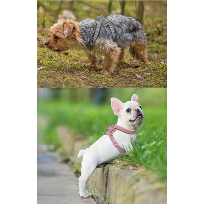 新商品プロモーション，数量限定 犬 猫 ハーネス チェック ペット 服 胴輪 キャット ドッグ リボン犬 猫