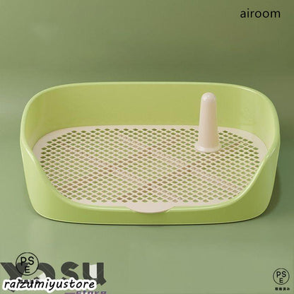 犬 トイレトレー 犬 トイレ ワイド 保護掃除が簡単 ペットトイレ トレーニングトイレ 新入庫 メッシュトレ メッシュトレー 犬トイレトレー 柱付き 訓練しやすい 飛び散