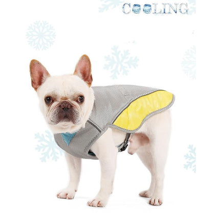 ペット クールベスト 犬の服 犬用 猫用 熱中症対策 ひんやりベスト 冷感 小型犬 中型犬 大型犬 接触冷感 夏 夏対策 着せやすい 暑さ対策 快適 着脱簡単 通気