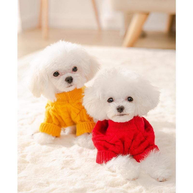 犬服 セーター 春 犬の服 パーカー ニット 編み 犬のニット かわいい ドッグウェア ドッグクローズ トイプードル チワワ ポメラニアン 小型犬 対応