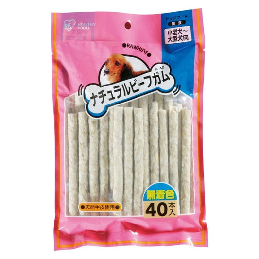 <a href="https://www.qoo10.jp/gmkt.inc/Search/brand.aspx?brandno=49458" target="_blank" class="title_brand" id="btn_brand" title="アイリスオーヤマ">アイリスオーヤマ</a>N-40 ナチュラルビーフガム 40本入