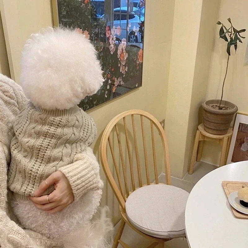 ペット服 犬の服 犬猫服 セーター テディ 小中型犬 服 快適 ペット用品 犬用品 暖か
