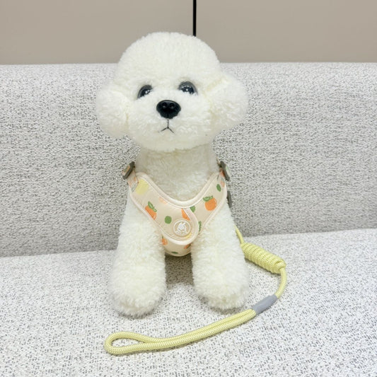 新型伸縮可能な通気性ペットの胸の牽引紐の小型犬は四季を通じて通用します