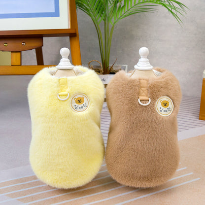 人気犬の服ペットの服小型犬猫が着ることができる秋冬暖かく快適なウサギのぬいぐるみコート