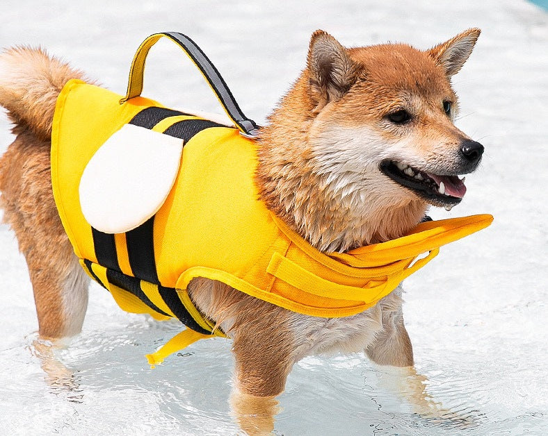 犬用 ライフジャケット ライフベスト 小型犬 中型犬 大型犬 犬用浮き輪 マジックテープ 浮き輪