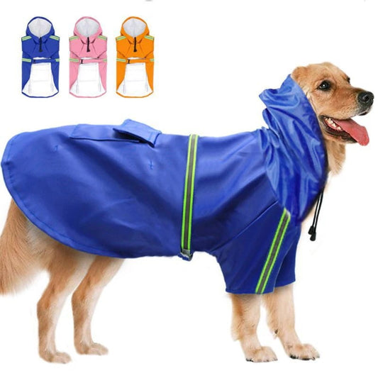 犬 レインコート ポンチョ Ｓ-5ＸＬ 中型犬 小型犬 大型犬 かわいい ペット 雨具 防水 軽量 反射板付き ドッグレインコート