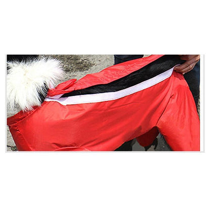 犬用レインコート ペットレインコート 防水 通気 軽量 12-30サイズ 大きいサイズ 汚れ防止 中大型猫犬 ドッグレインコート