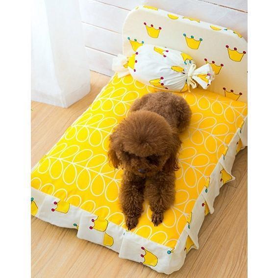 犬ベッド ペットベッド 犬ベッド 枕付き ペットソファー クッション 可愛い ふわふわ 柔らかい 選べる３色