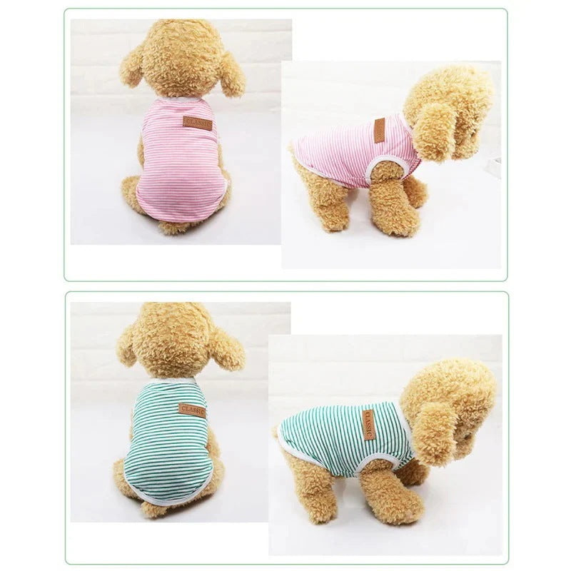 犬服 人気 おしゃれ 安い 袖なし かわいいタンクトップ クールペット服 中型犬小型犬 6カラー 大きいサイズあり