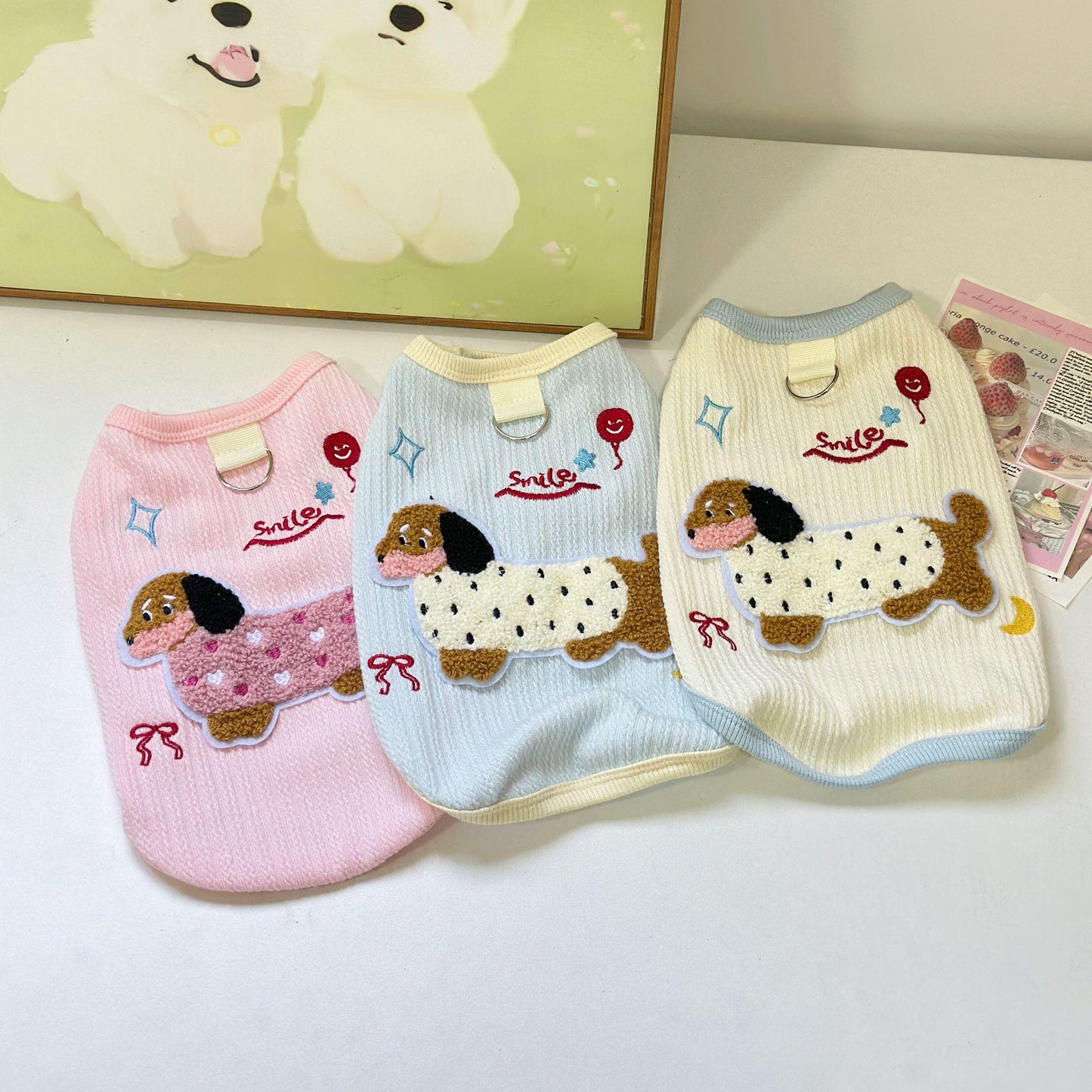 [犬 服]犬 洋服 ins人気商品 犬服春夏新作かわいいベスト小型犬服