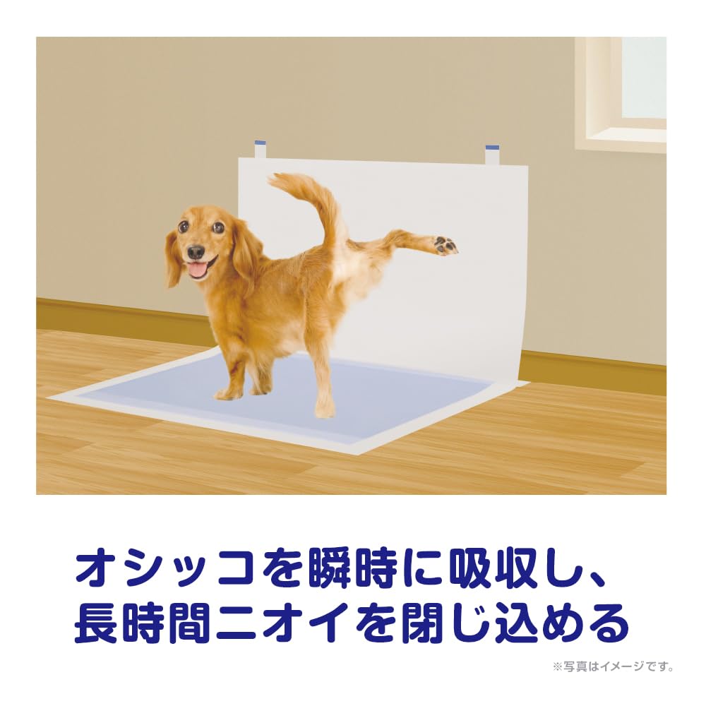 【壁ガード】デオシート 足上げワンちゃん用 壁貼りガード ワイド 30枚×6個 [犬用トイレシート]【防水シート/ケース販売】