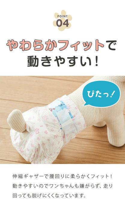 <a href="https://www.qoo10.jp/gmkt.inc/Search/brand.aspx?brandno=134820" target="_blank" class="title_brand" id="btn_brand" title="リコメン堂">リコメン堂</a>犬 おむつ ペット 女の子 抗菌 消臭 XXS XS S M L XL 6サイズ 7層構造 超吸収 防臭 120枚 100枚 大容量 マナー ベルト パンツ しつけ マーキング防止 介護 超小型犬 小
