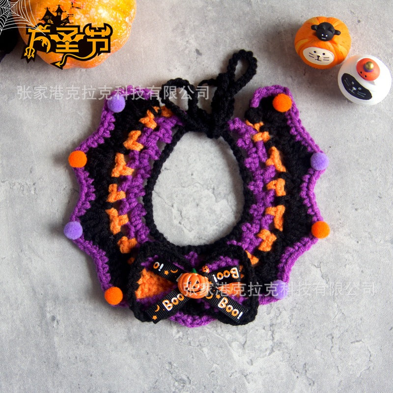 ねこ/犬用品 首輪マフラー サンタマフラー ハロウィンギフト プレゼント お祝い 大人気 着脱簡単 可愛い 散歩 旅行 撮影用 ペット服 記念撮影 INS tiktok かわいい ペット用品 ペット