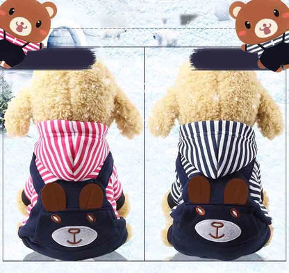 保温 ペット服 厚手 ペット 猫犬服 小中型犬 サロペット ドッグウエア ペット用品 犬用品 犬服