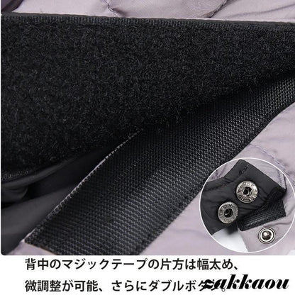犬服 ハーネス 冬 ハーネス一体型 ダウン風ジャケット 洋服 保温 中綿ブルゾン ジャンパー カバーオール 小型犬 中型犬 犬の服 ジャケット 撥水 オシャレ 暖かい