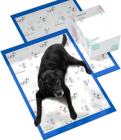 IDOLYFAN ペットシーツ 犬用 猫用 60×90cm 20枚入り 5層中厚手 防漏 超吸収 消臭 トイレトレーニング 中型・大型犬 うさぎ/ハムスター対応 屋内/介護/旅行用
