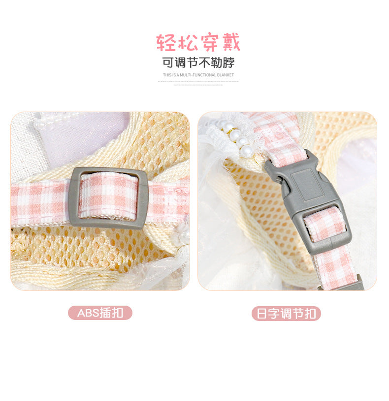 胴輪 軽量 ネコ用ハーネス リード おしゃれ 犬用 犬用ハーネス ペット用品 2点セット 簡単装着 ペットハーネス 猫用 小型犬 中型犬 お散歩 シンプル 犬 お出かけ 70 リーシュ ハーネス ハー