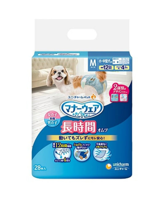 <a href="https://www.qoo10.jp/gmkt.inc/Search/brand.aspx?brandno=124379" target="_blank" class="title_brand" id="btn_brand" title="マナーウェア">マナーウェア</a>マナーウェア 高齢犬用 紙オムツ Mサイズ (28個)