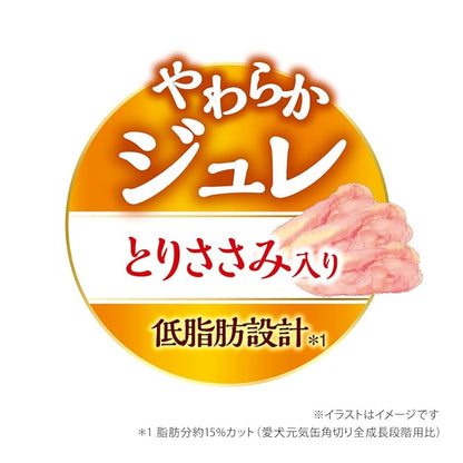 【即納】グラン・デリ ドッグフード とりぷる~ん ジュレ とりささみ 11g×24本 11グラム (x 24)