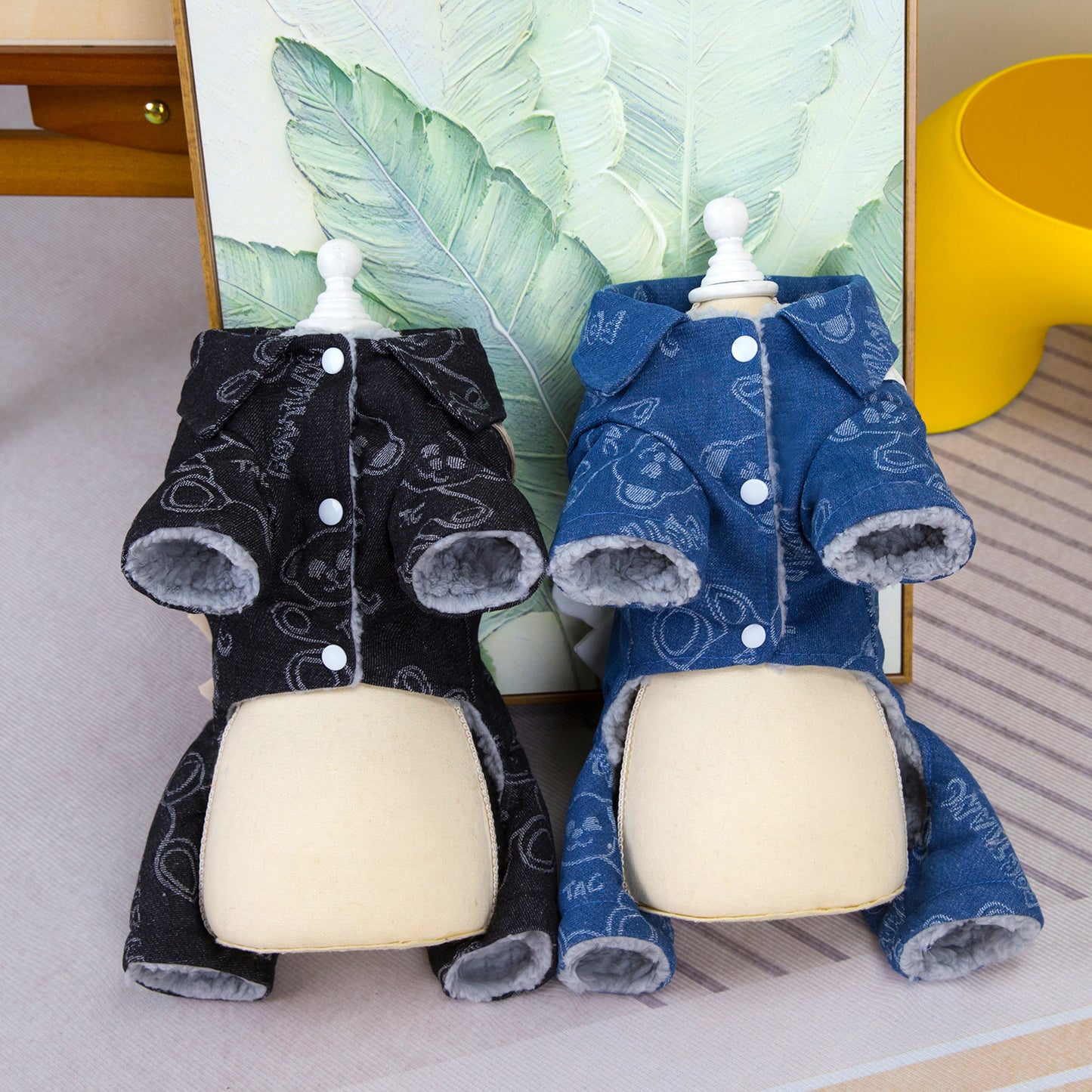 本日の限定商品犬の服 ペット服 小型犬 猫 新作 秋冬 暖かい 快適 カウボーイ 4本足 コットンコート