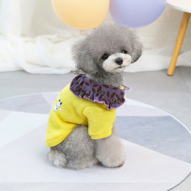 猫 犬 洋服 犬服 ペット服 大中小型犬 ペット用品 犬/猫用 犬の服 ペットウエア 小型犬 中型犬 通気 可愛い ドッグウェア トレーナー 犬 服 ワンピース サロペット ビションフリーゼ 犬猫服