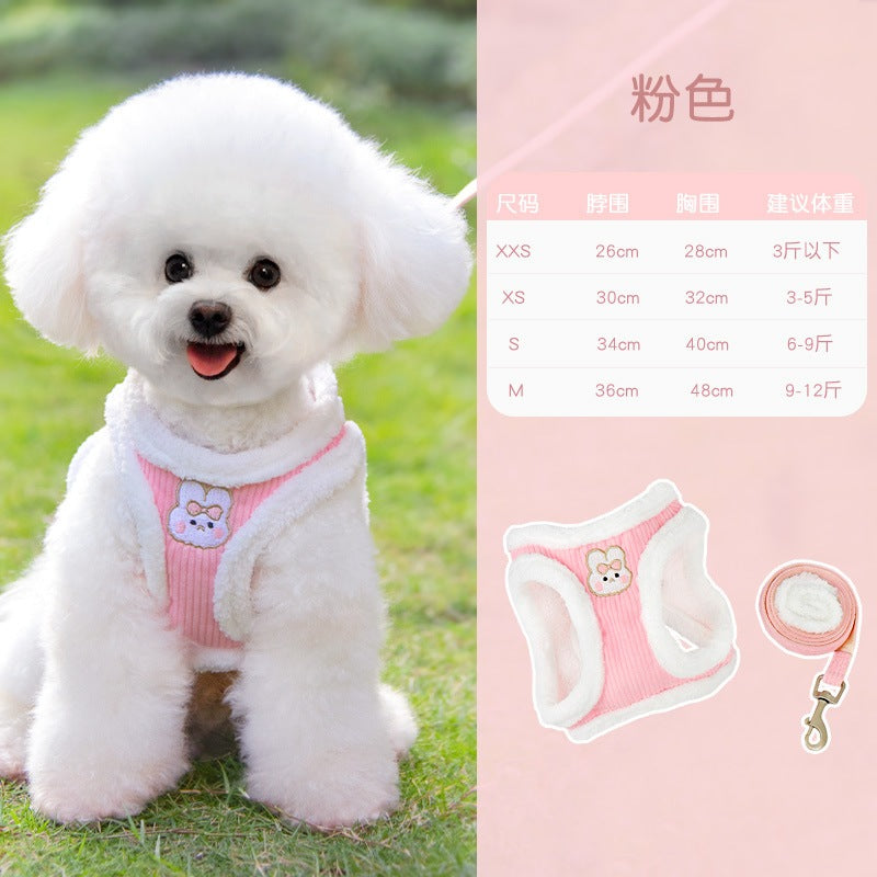 お出かけ シンプル 犬用ハーネス お散歩 犬 おしゃれ 犬用 胴輪 ハーネス 85 ネコ用ハーネス 2点セット 小型犬 軽量 ペットハーネス ペット用品 リーシュ 猫用 簡単装着 中型犬 リード ハー