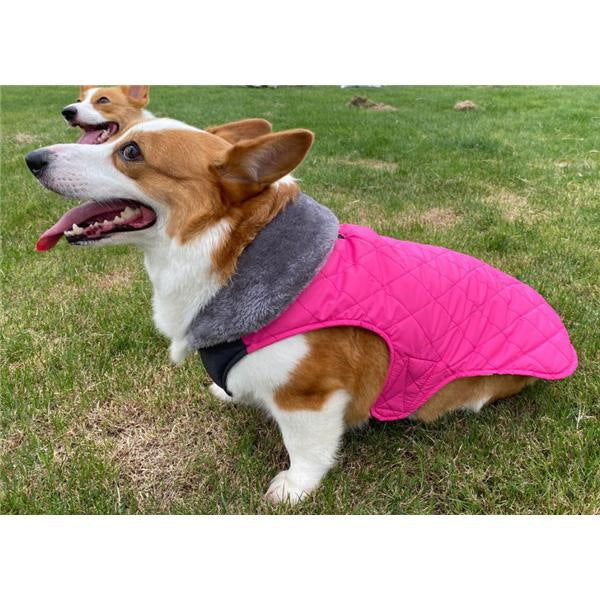 犬の服 秋冬 ドッグウェア 犬服 ベスト リバーシブル 両面着 ペットウェア ベスト 犬 服 暖かい 防寒 可愛い 小型犬 中型犬 柴犬 犬用ウェア