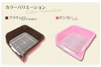 <a href="https://www.qoo10.jp/gmkt.inc/Search/brand.aspx?brandno=114450" target="_blank" class="title_brand" id="btn_brand" title="WEIMALL">WEIMALL</a>トレーニング ペットトイレ トイレ しつけ トレー お手入れ簡単 ステップ壁 飛び散り防止 メッシュ 足濡れ防止 犬トイレ ペットシーツ イタズラ防止 小型犬 中型犬 猫 うさぎ