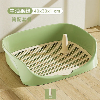 犬 トイレトレー 犬 トイレ ワイド 保護掃除が簡単 ペットトイレ トレーニングトイレ メッシュトレ メッシュトレー 犬トイレトレー 柱付き 訓練しやすい 飛び散