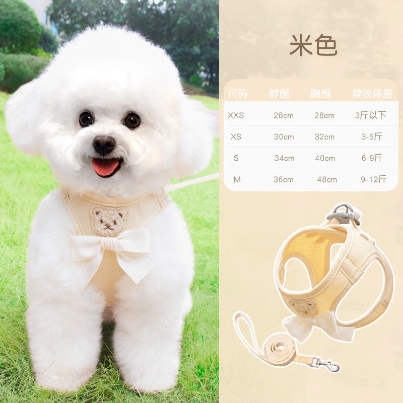 お出かけ 猫用 ハーネス 軽量 ペット用品 簡単装着 犬 ペットハーネス お散歩 小型犬 犬用ハーネス 中型犬 2点セット おしゃれ 51 リーシュ ハーネスリードセット 胴輪 ネコ用ハーネス リード