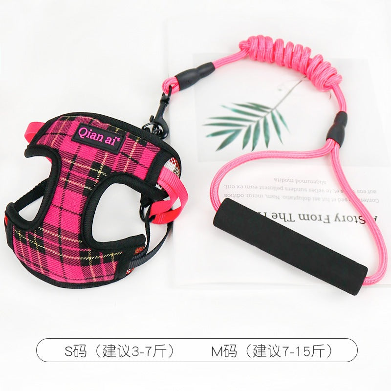 胴輪 リーシュ 2点セット ハーネスリードセット シンプル 犬用 簡単装着 ペット用品 リード 中型犬 犬 お出かけ ペットハーネス おしゃれ 犬用ハーネス 猫用 小型犬 軽量 ネコ用ハーネス ハーネ