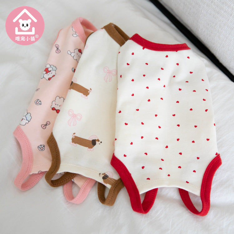 【新作犬猫服 登場】 犬服 ペット服 犬 洋服 春秋新作かわいいペット服犬猫服ペット服ノースリーブ服