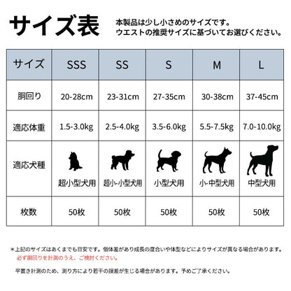 <a href="https://www.qoo10.jp/gmkt.inc/Search/brand.aspx?brandno=109151" target="_blank" class="title_brand" id="btn_brand" title="Honeycare">Honeycare</a>ペットの紙おむつ 男の子用 50枚入り 犬用 オムツ マナーウェア 犬用 高齢犬用 紙オムツ 犬 紙おむつ 旅行・介護・トレーニング対応 SSS/SS/S/M/Lサイズ選べる 使い捨て 清潔・快適設計