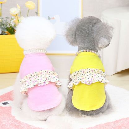 猫 犬 洋服 犬服 ペット服 大中小型犬 ペット用品 犬/猫用 犬の服 ペットウエア 小型犬 中型犬 通気 可愛い ドッグウェア トレーナー 犬 服 ワンピース サロペット ビションフリーゼ 犬猫服
