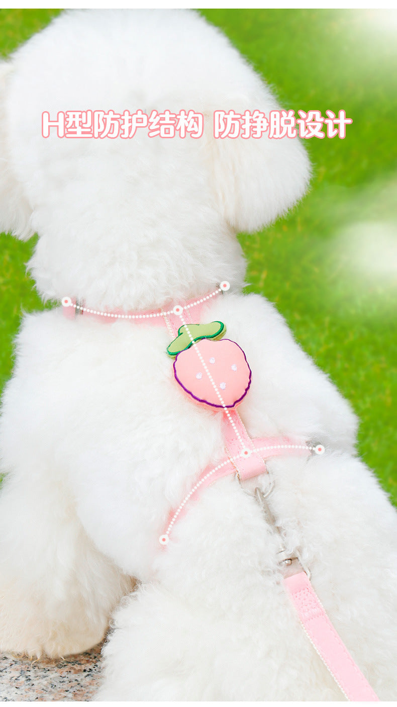 ペットハーネス シンプル 犬用 ハーネス 中型犬 ハーネスリードセット 犬 小型犬 ネコ用ハーネス リード 簡単装着 2点セット お散歩 猫用 犬用ハーネス リーシュ ペット用品 おしゃれ 胴輪 お出