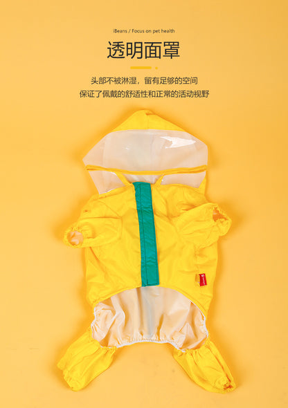 レインウェア 大中小型犬 散歩 梅雨対策 ペット用品 ドッグウェア アウトドア レインコート 犬服 中型犬 犬の服 ペットウエア ポンチョ 反射帯犬 犬用品 ペット服 雨具 猫 犬用レインコート 防水