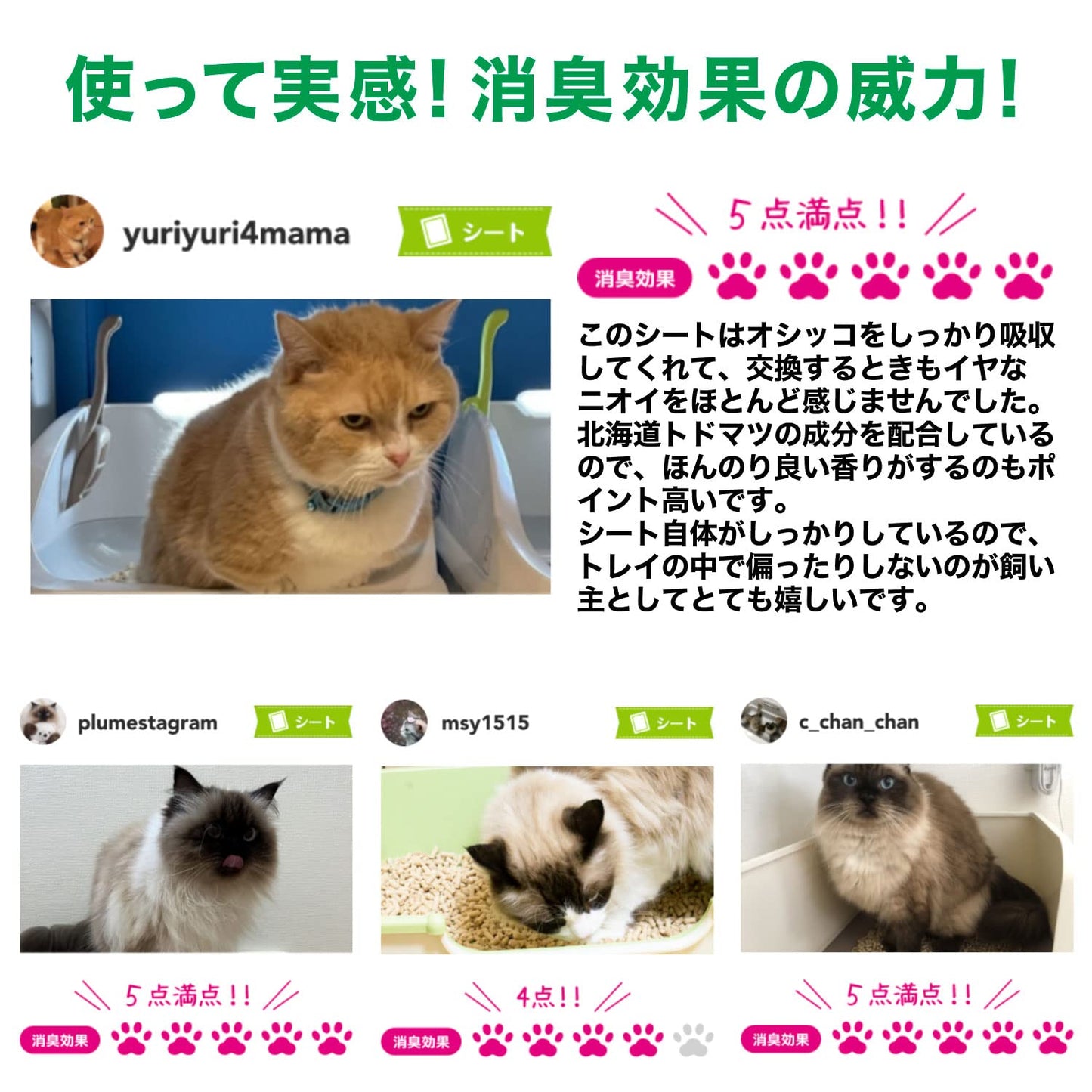 エステーペット 猫用 実感消臭 シート 20枚 [システムトイレ 各社に使える] [消臭力]共同開発 猫 トイレ トイレシート 消臭 日本製 その他 ホワイト
