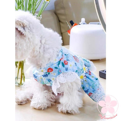 人気商品超目玉 ペット 服 安い 犬 春 夏 花 柄 ノースリーブ ワンピース かわいい 可愛い ハイブランド 猫 ドッグウェア