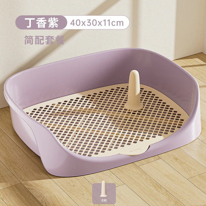 犬 トイレトレー 犬 トイレ ワイド 保護掃除が簡単 ペットトイレ トレーニングトイレ メッシュトレ メッシュトレー 犬トイレトレー 柱付き 訓練しやすい 飛び散