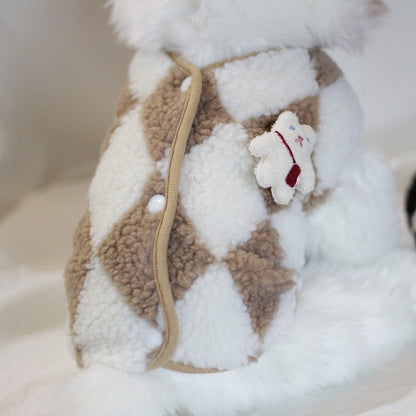 メガ割 3日で出荷人气新作との犬服テディボーミペットのコキシナレビーベア暖かい可愛らしい アウター 暖かい韓国ファッション