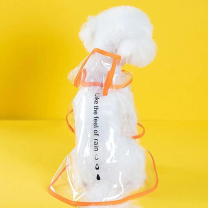 犬服 レインコート 透明 雨具 ドッグウェア フード付き ペット服 ドッグウェア レインウェア 小型犬 大型犬 中型犬 ドッグ 犬服