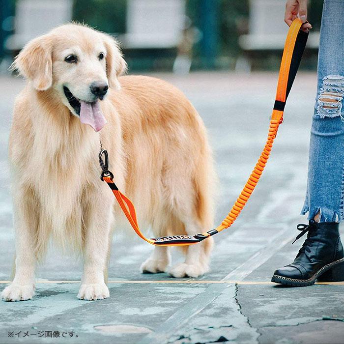 リード ロープ 犬用品 散歩 大型犬 犬用 車載 丈夫 ダブルハンドル ペット 犬用品 伸縮性 反射素材 ペットグッズ おでかけ 犬リード 中型犬 シートベルト