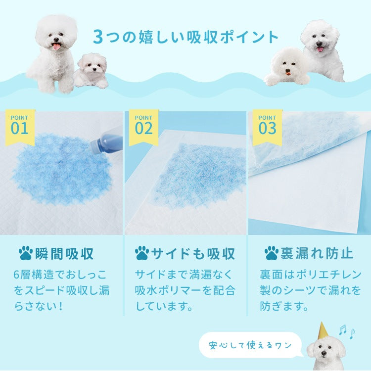 <a href="https://www.qoo10.jp/gmkt.inc/Search/brand.aspx?brandno=114450" target="_blank" class="title_brand" id="btn_brand" title="WEIMALL">WEIMALL</a>ペットシーツ 超薄型 厚型 ワイド レギュラー 大容量 1200枚 800枚 600枚 200枚 まとめ買い 使い捨てペットシート 多頭飼い 犬 猫 業務用 ペット用品