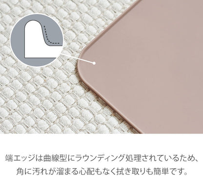 <a href="https://www.qoo10.jp/gmkt.inc/Search/brand.aspx?brandno=33710" target="_blank" class="title_brand" id="btn_brand" title="ルームアンドホーム">ルームアンドホーム</a>エッジシリコンマット 55cm45cm 【リコメン堂限定オリジナルカラー 3色】薄型 防臭防水機能付き トイレトレー ペットトイレ 薄型 ペット シート シーツ ペットシート 【roomnhom