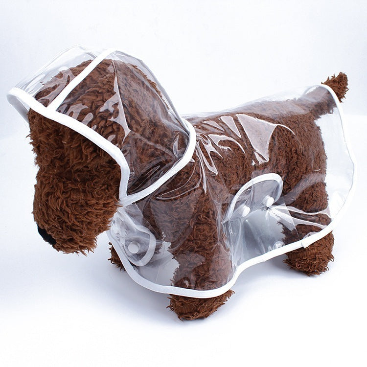 人気ペット用品 犬 マッキントッシュ 小型犬 中型犬 新品 透明 ペット マッキントッシュ