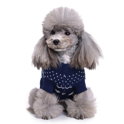 2023年新作入荷　ペット服 犬　服　Tシャツ ドッグウェア犬服クリスマス衣雪花セーターハロウィンペット服セーターヘラジカ衣犬セーター