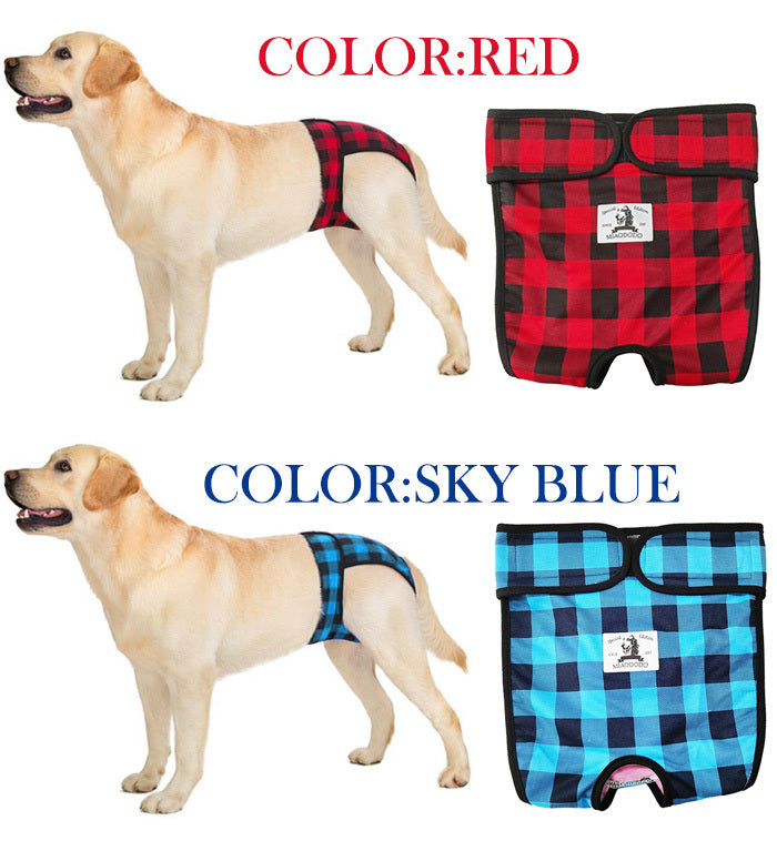 ドッグウェア 大型犬 しつけ サニタリーパンツ マナーパンツ 服 犬 介護 中型犬 オムツカバー マーキング防止 マナーバンド 犬の服 トイレ チェック